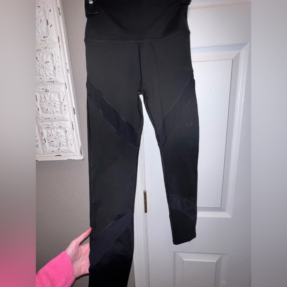 Black Aerie Mesh Leggings